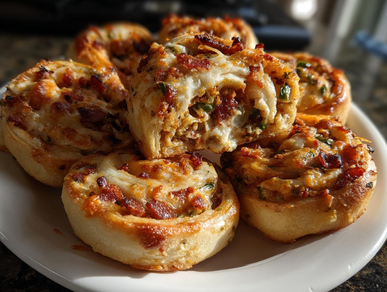 Spicy Jalapeño Popper Pinwheels for Game Day - detail 1