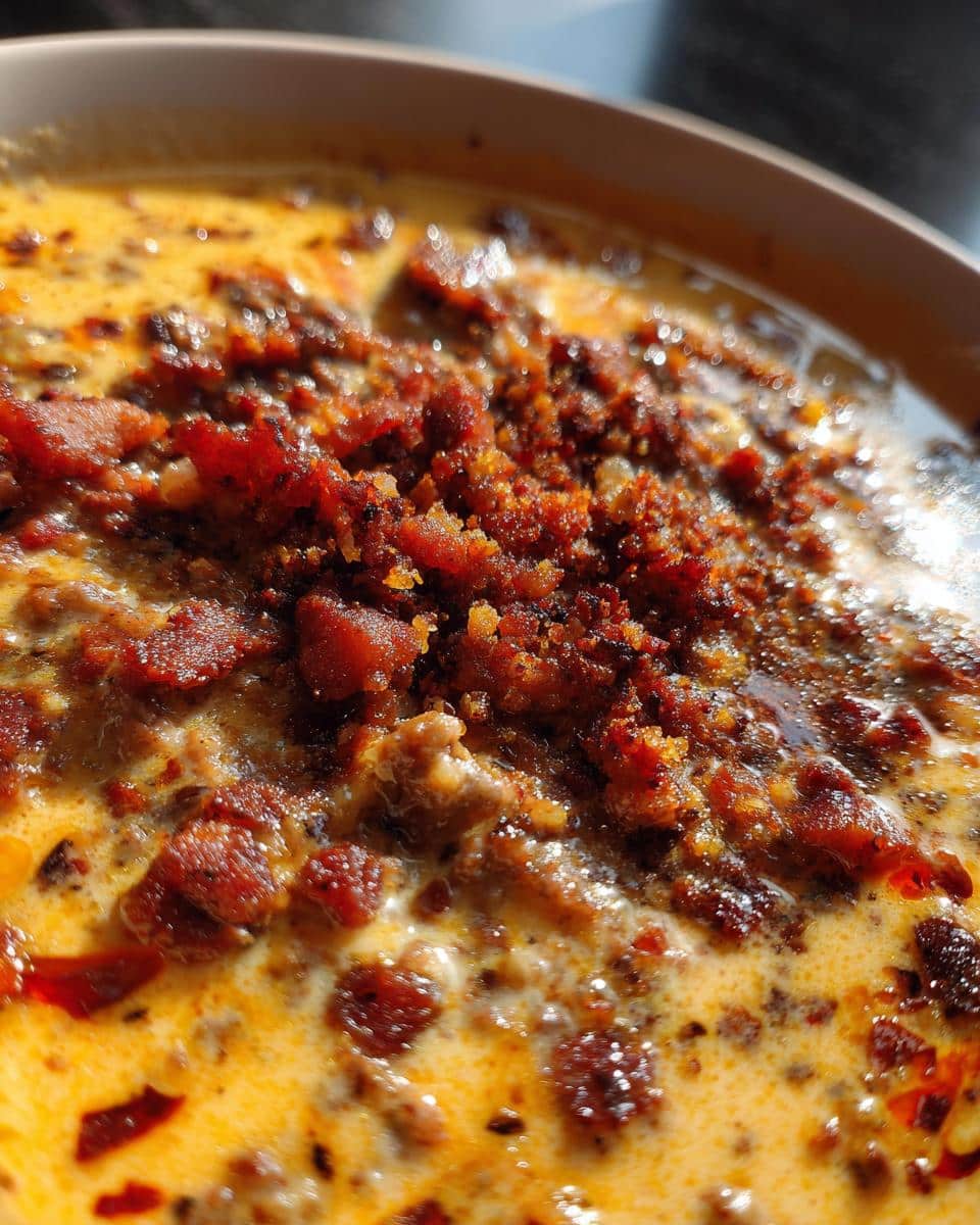 Tasty Bacon Cheeseburger Soup – Perfect for Carnivore Diet - detail 1
