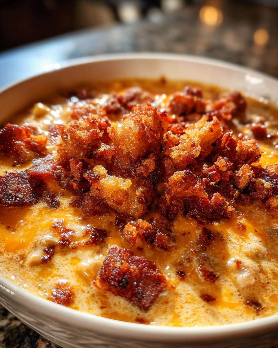 Tasty Bacon Cheeseburger Soup – Perfect for Carnivore Diet - detail 2