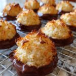 Toasted Coconut Macaroons (Dipped)