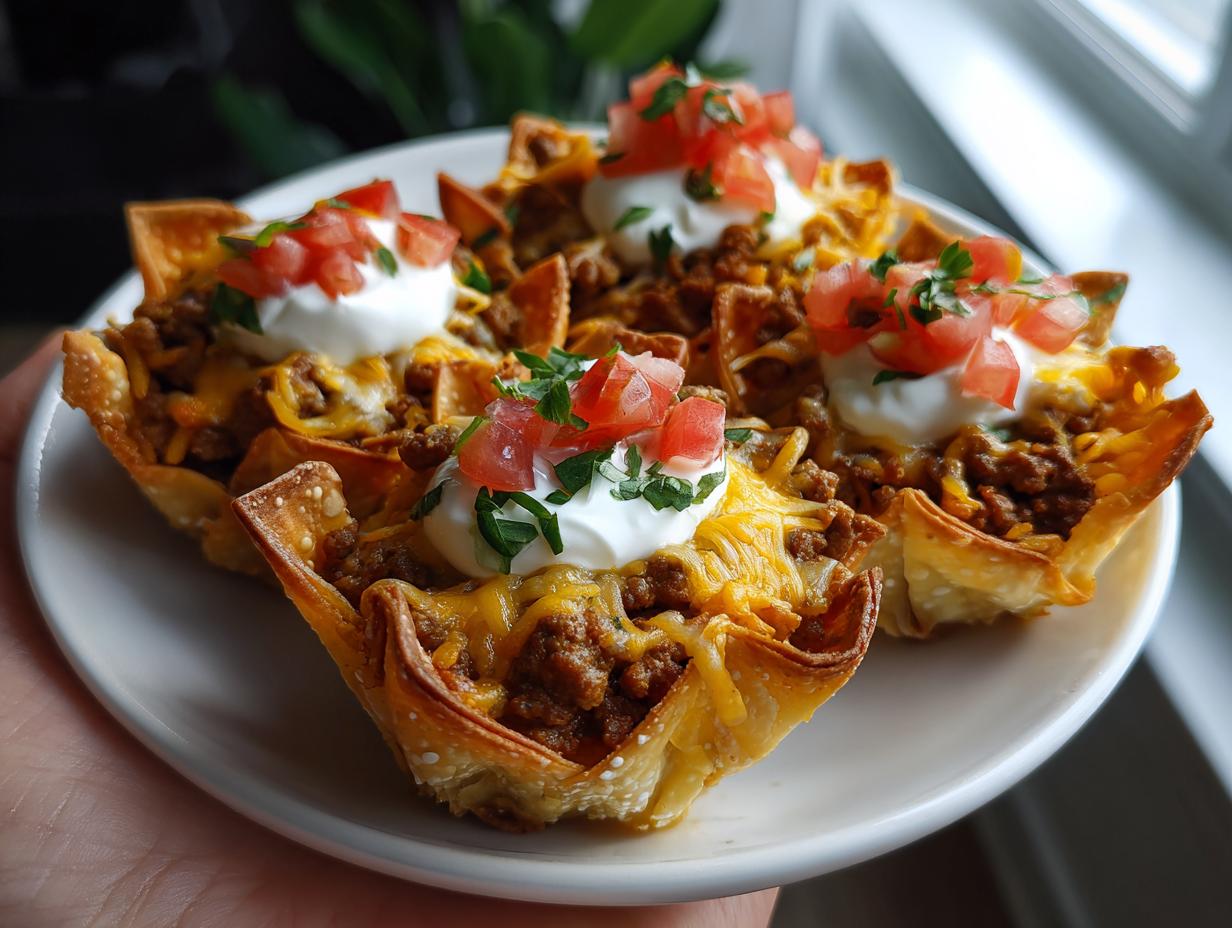 Touchdown Taco Cups (Bite-Sized & Easy!) - detail 1