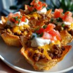 Touchdown Taco Cups (Bite-Sized & Easy!)