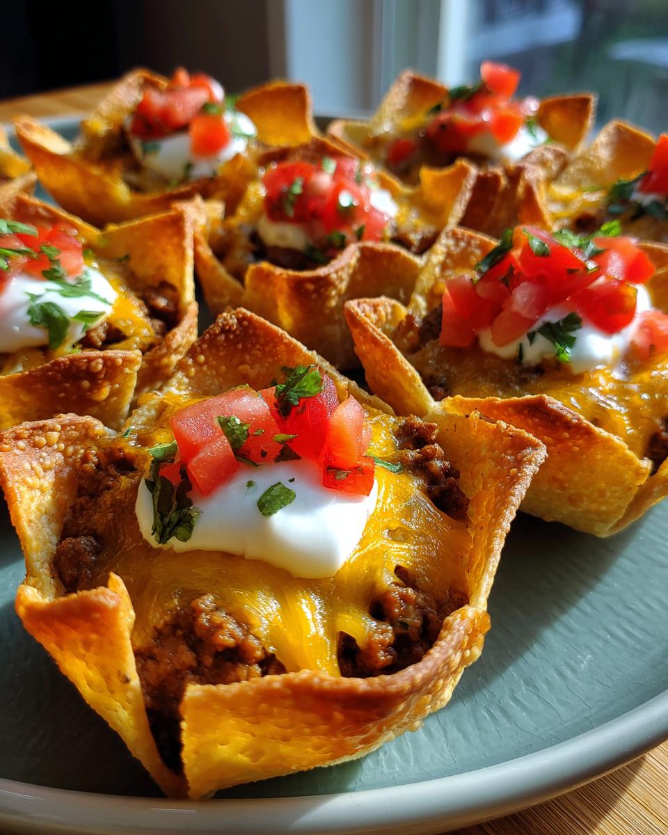 Touchdown Taco Cups (Bite-Sized & Easy!) - detail 2