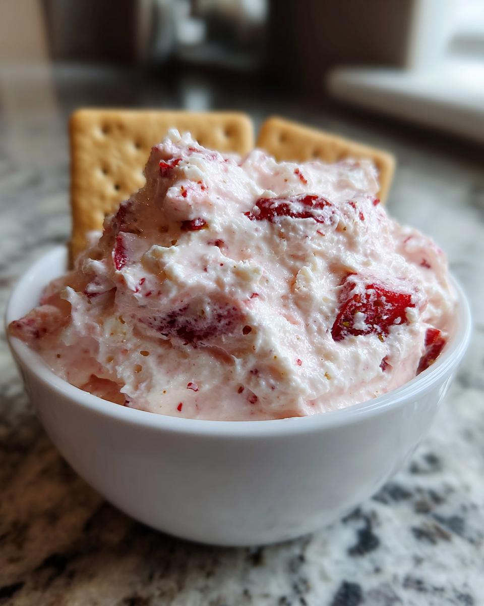 Valentine Strawberry Dessert Dip (3 Ingredients) - detail 2