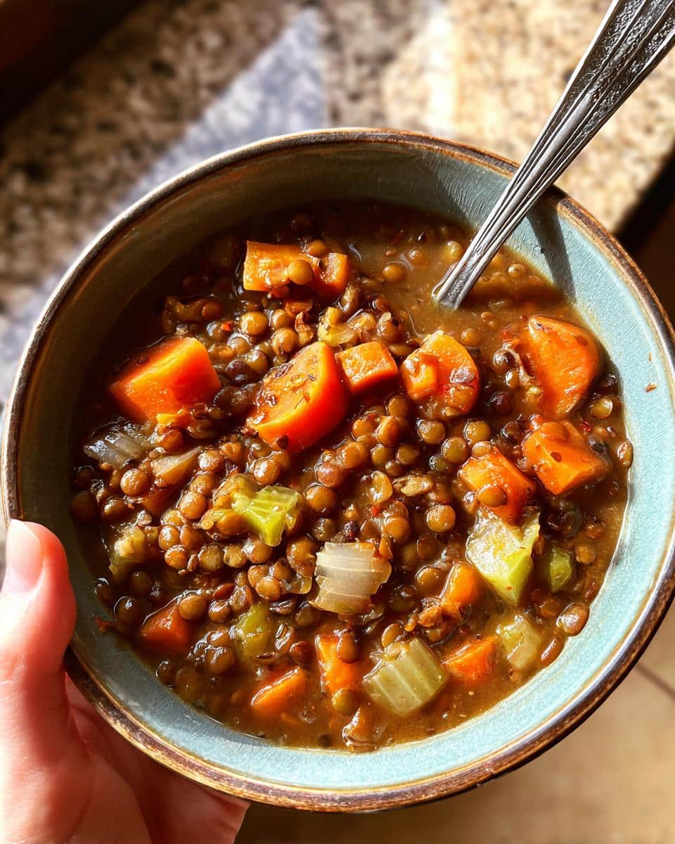 Vegetarian Lentil Soup - Wholefood Soulfood Kitchen - detail 1