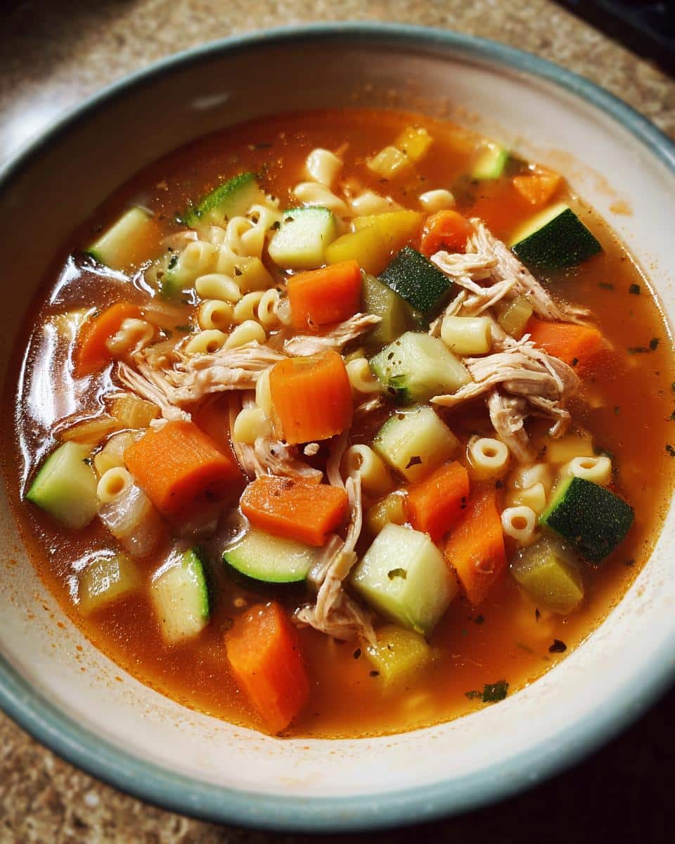 Weight Loss Soup: 1 Hearty Turkey Bowl 4 Weight Loss Soup (Turkey Vegetable Soup) from The Food Charlatan - detail 1