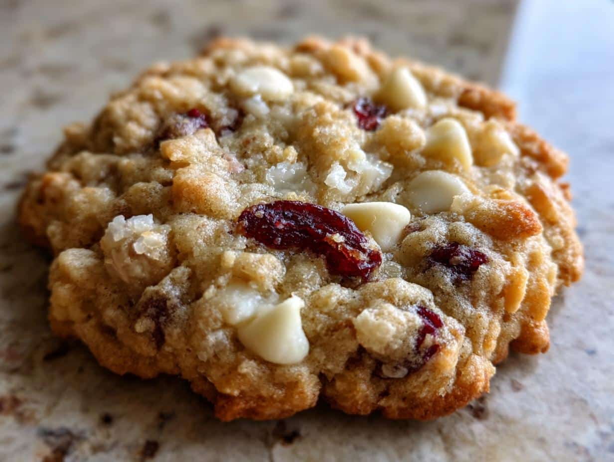 White Chocolate Cranberry Oatmeal Cookies - detail 2