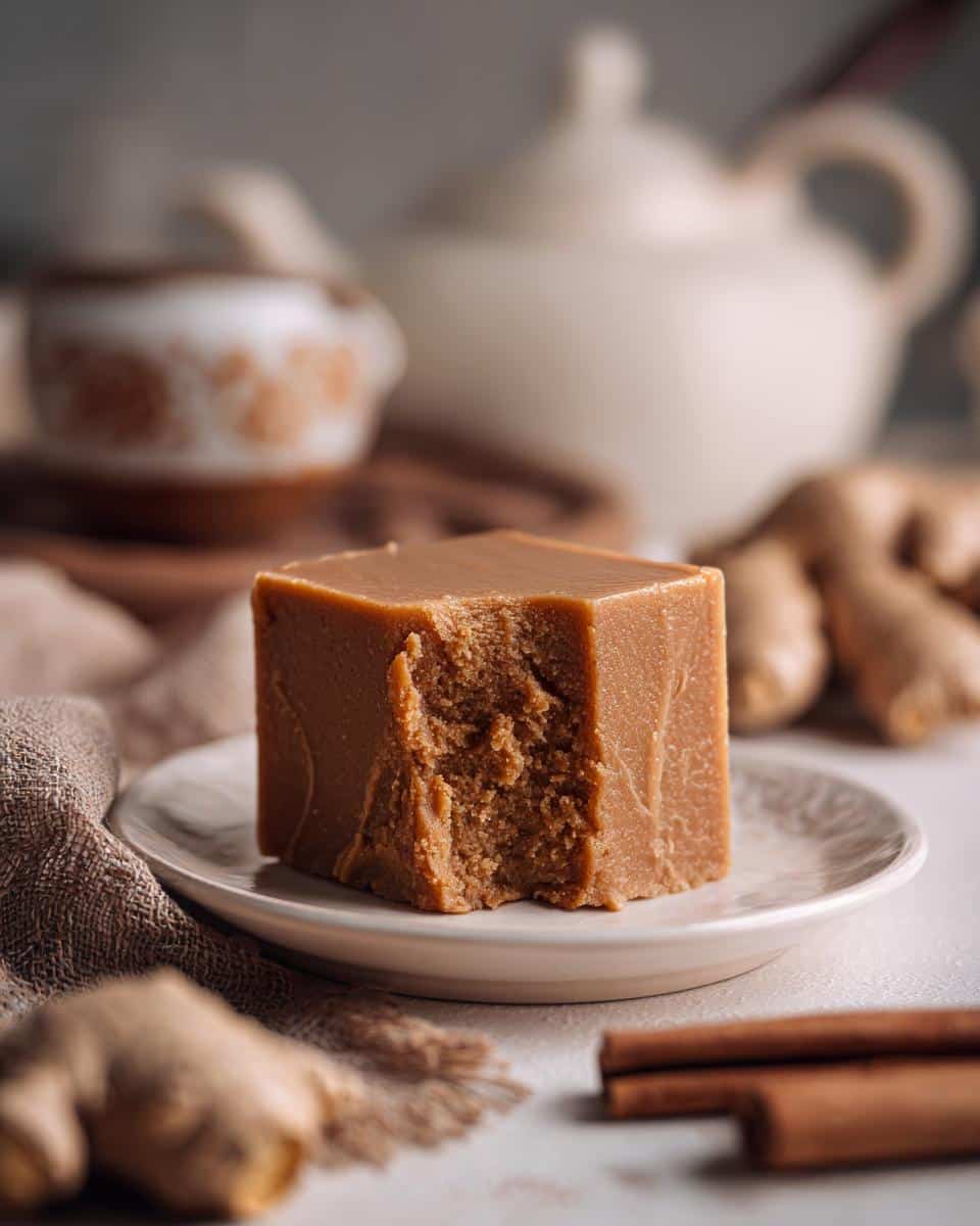 Amazing White Chocolate Gingerbread Fudge Recipe 4 White Chocolate Gingerbread Fudge - detail 1