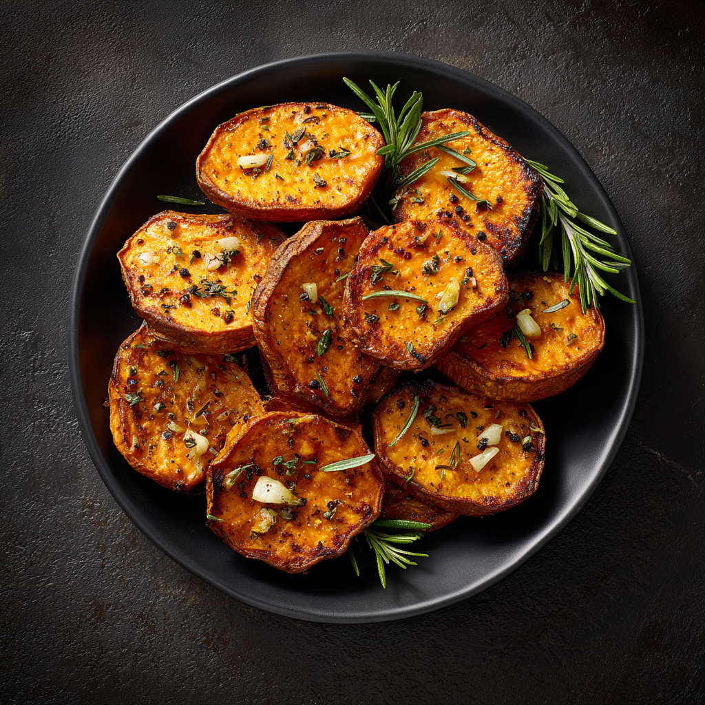Savory Roasted Sweet Potatoes