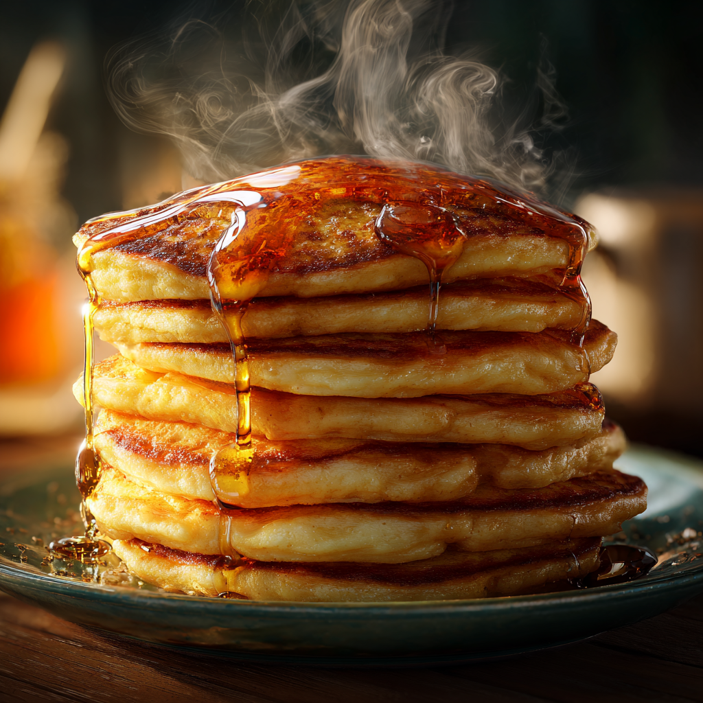 Fluffy Sweet Potato Pancakes