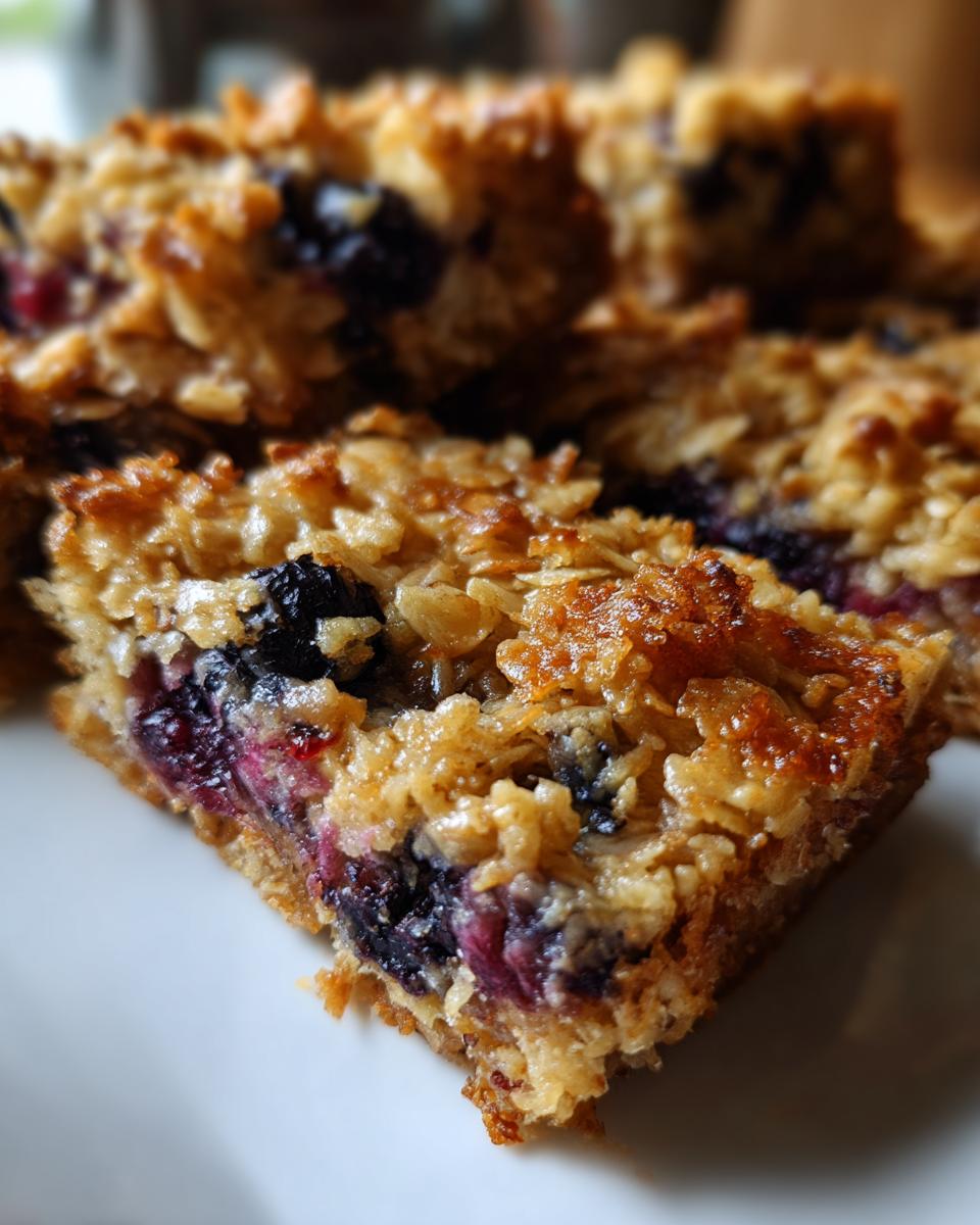 Blueberry Oat Snack Bars — Healthy-leaning winter snack bars. - detail 2
