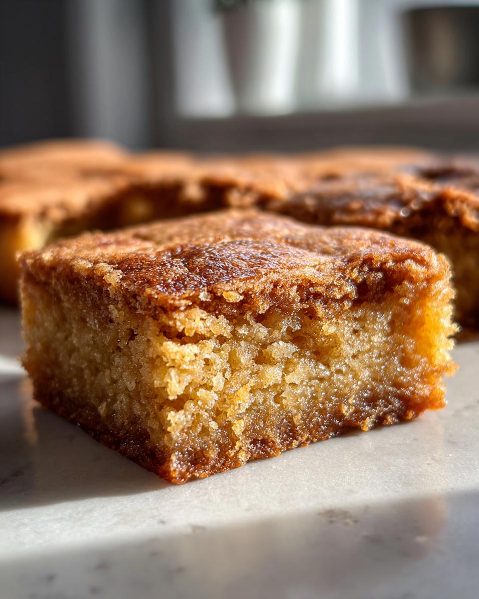 Brown Sugar Cinnamon Blondies — Warm, gooey blondies for cold days. - detail 1