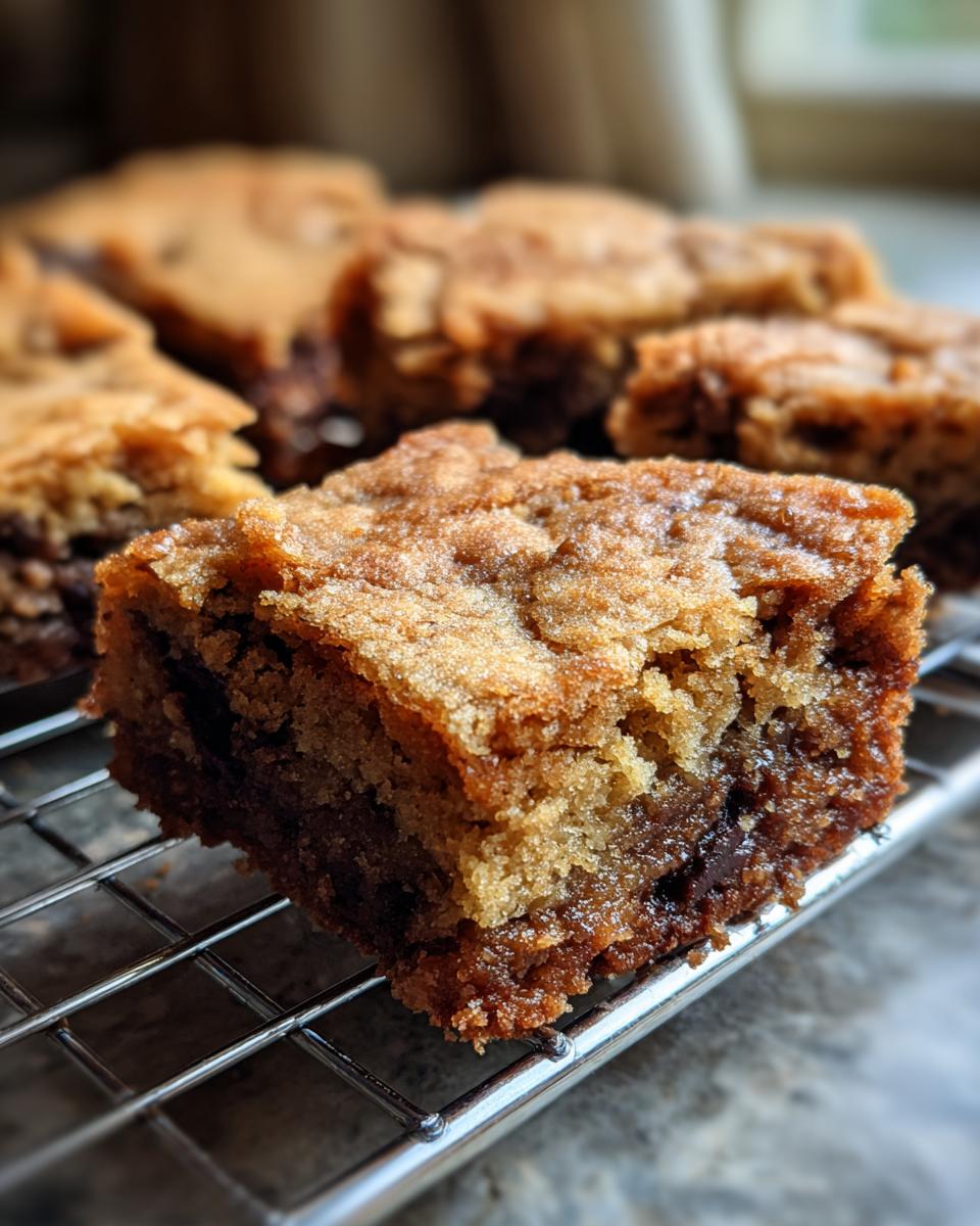 Brown Sugar Cinnamon Blondies: 1 Recipe to Warm Your Day!