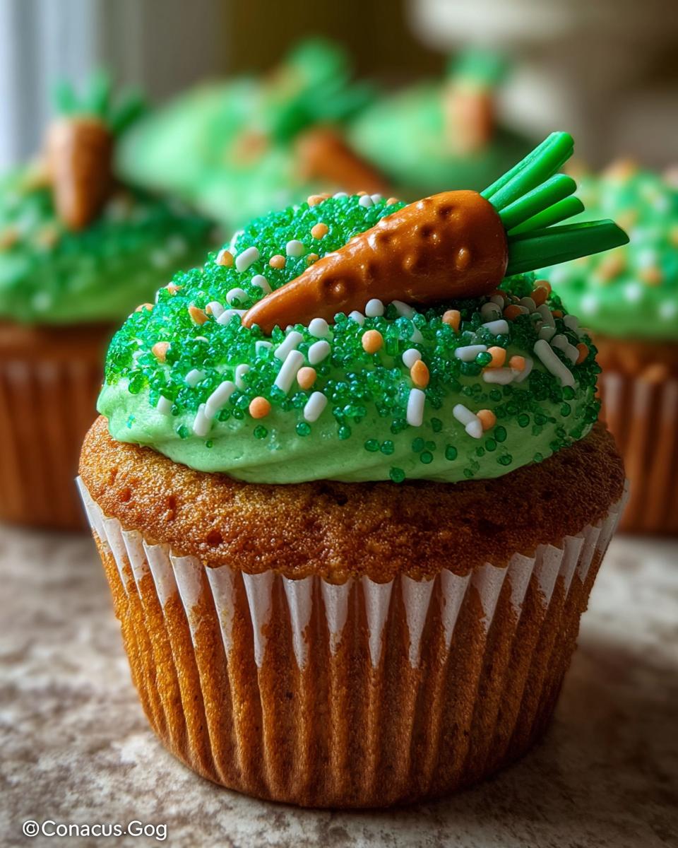 Carrot Patch Cupcakes - detail 2