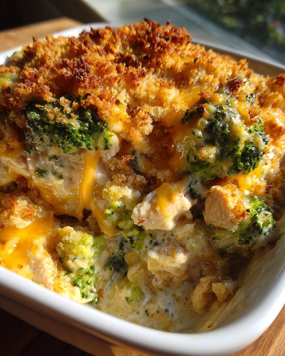 Cheesy Chicken & Broccoli Casserole - detail 1