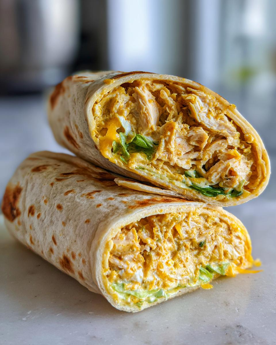 Chicken Ranch Tortilla Roll-Ups — Cold lunch wraps with ranch-seasoned chicken. - detail 1