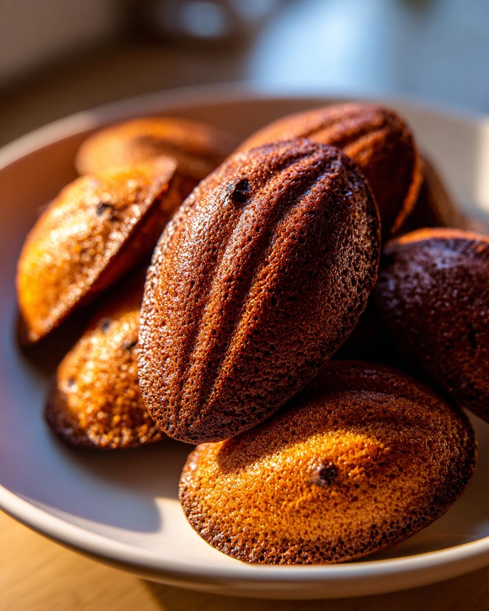 Chocolate Madeleines - detail 2