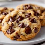 Copycat Crumbl Chocolate Chip Cookies — Thick, gooey cookies inspired by Crumbl.