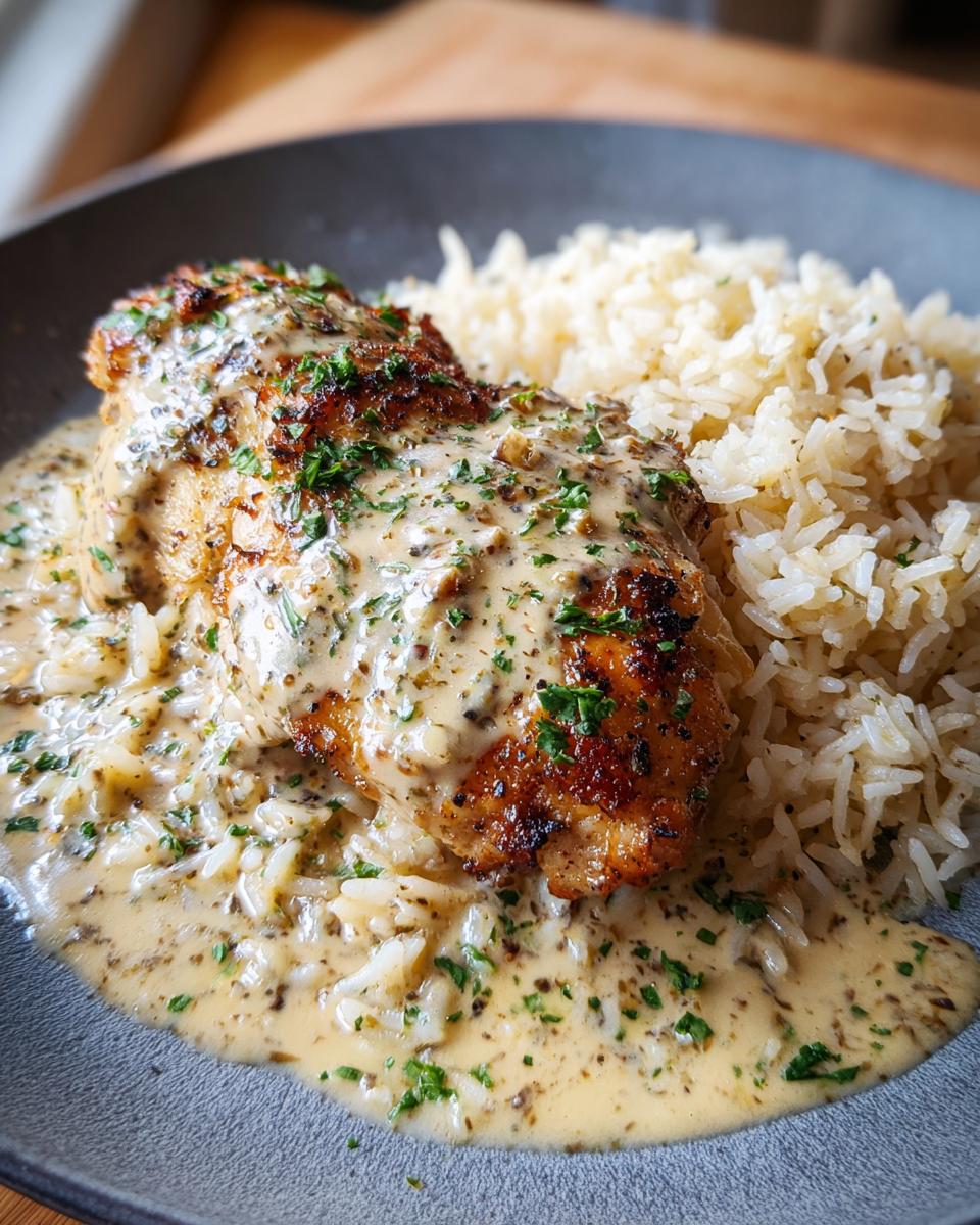 Delicious Creamy Garlic Chicken & Rice: 1 Easy Dinner 5 Creamy Garlic Chicken & Rice: Easy Dinner and Healthy Weeknight Meal - detail 2