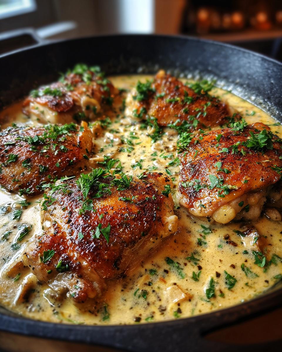 Creamy Garlic Chicken Skillet - detail 2