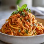 Creamy Tomato Basil Chicken Pasta