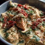 1 Dish: Creamy Tuscan Slow Cooker Chicken Recipe 13 Creamy Tuscan Slow Cooker Chicken