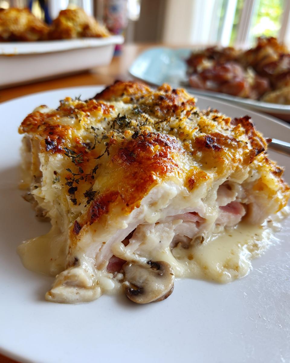 Delicious Chicken Cordon Bleu Casserole Recipe for Family Dinners - detail 2