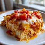 Easy 4-Ingredient Crockpot Salsa Chicken