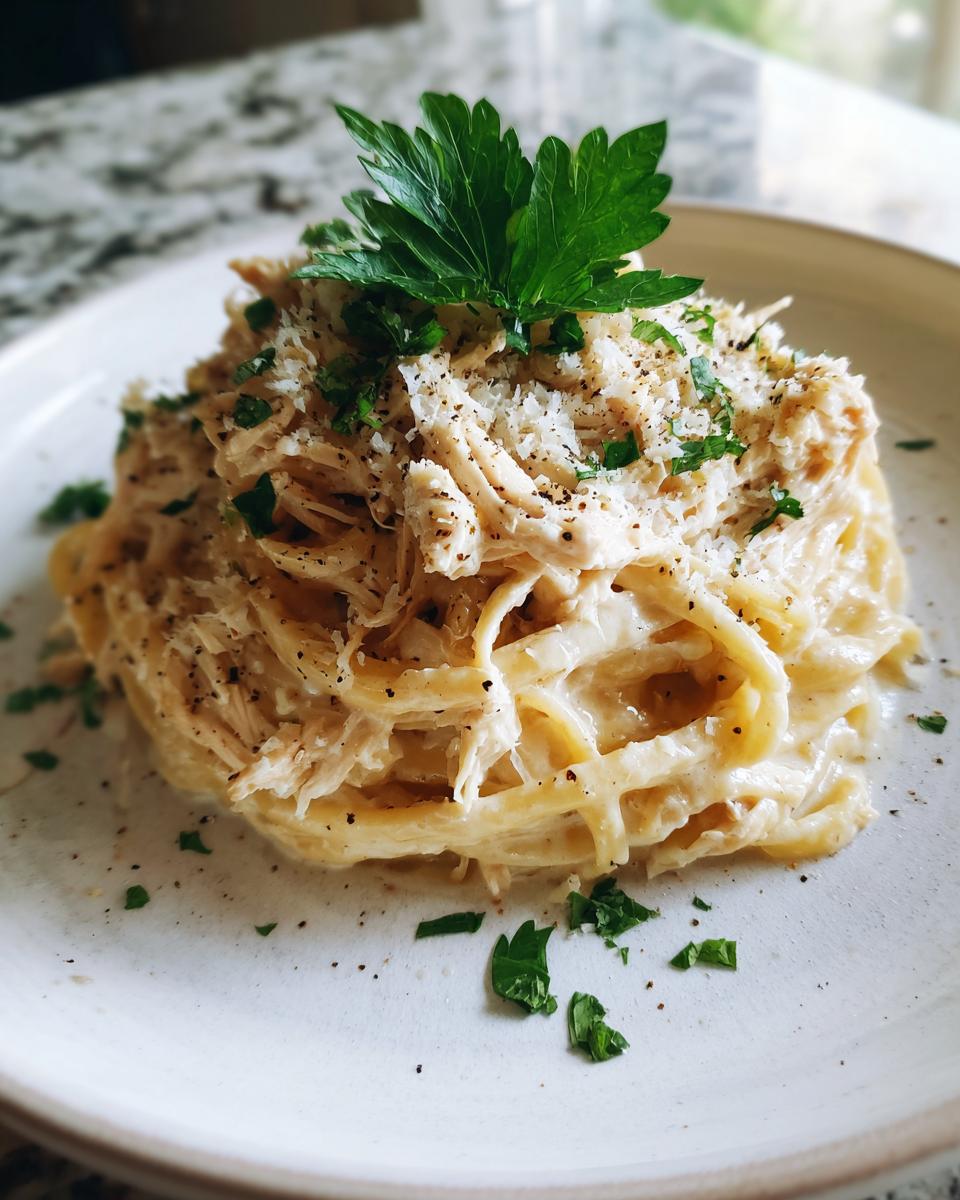Easy Crockpot Chicken Alfredo Recipe - detail 2