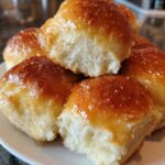 Easy Garlic Butter Dinner Rolls — Fluffy homemade rolls brushed with rich garlic butter.