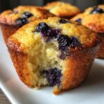 Easy Healthy Greek Yogurt Blueberry Muffins