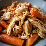 Easy Honey Garlic Slow Cooker Chicken & Carrots