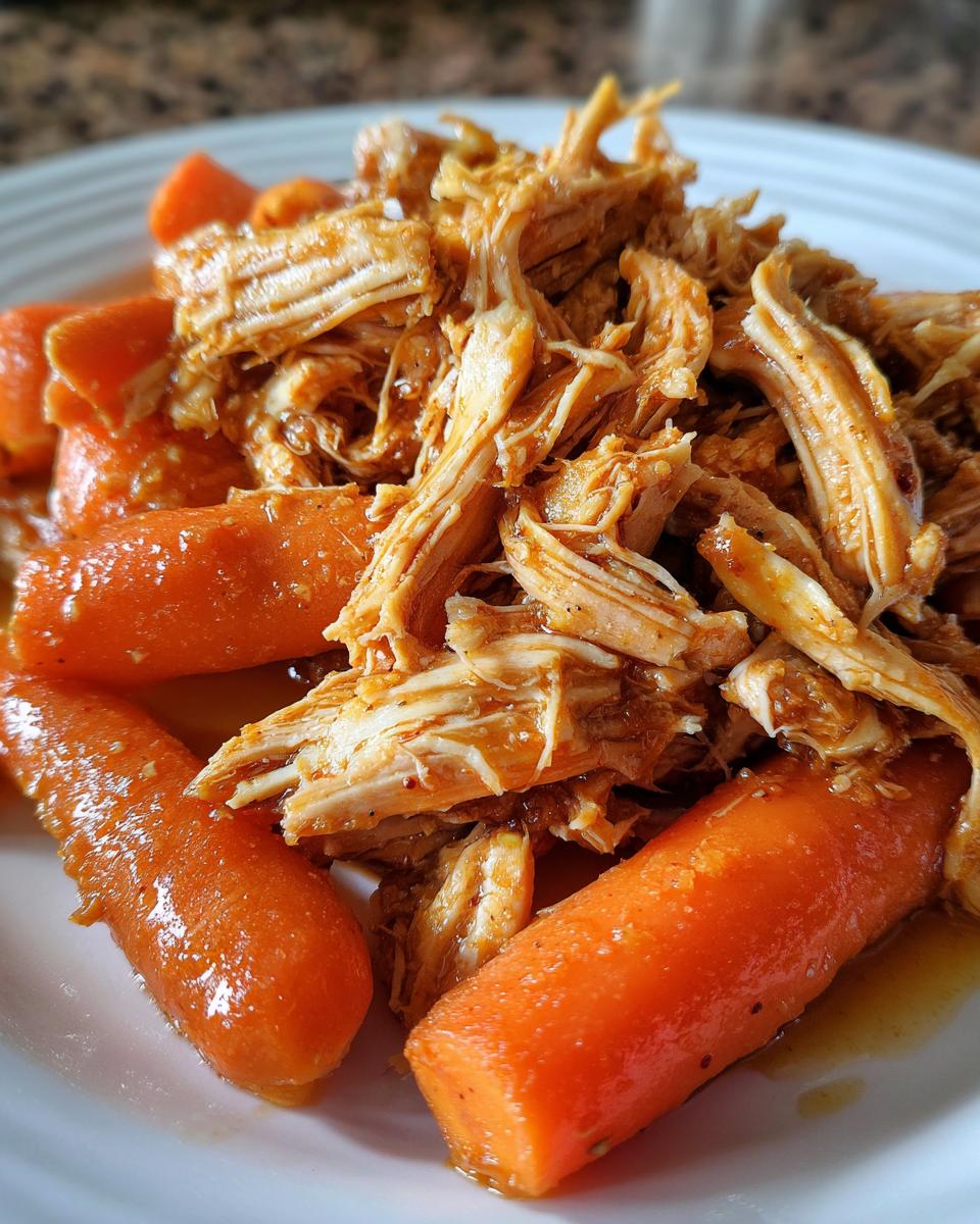 Easy Honey Garlic Slow Cooker Chicken & Carrots - detail 2
