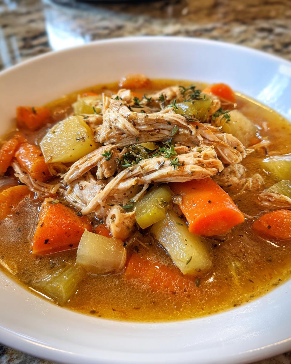 Easy Slow Cooker Chicken Stew Recipe - detail 2