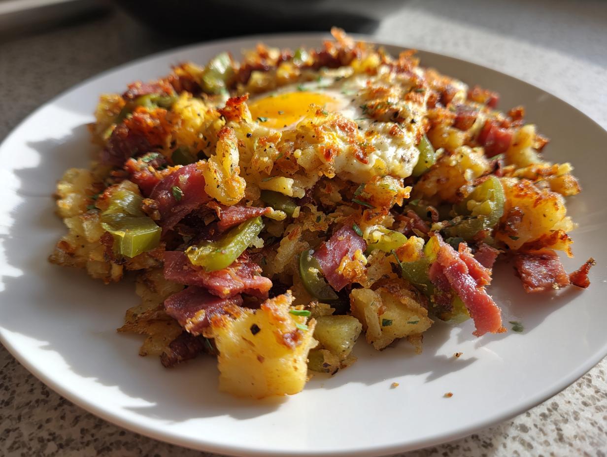 Get ready for a protein-packed breakfast! Corned Beef Hash is a simple dish of corned beef and p‚Ä¶ | Best corned beef hash, Corned beef recipes, Homemade corned beef - detail 2