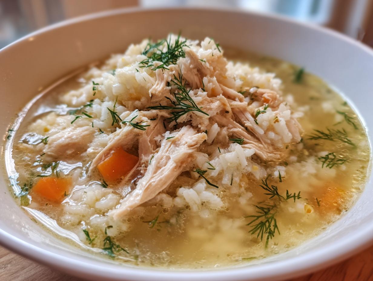 Greek Lemon Chicken Soup - An Organized Chaos - detail 2