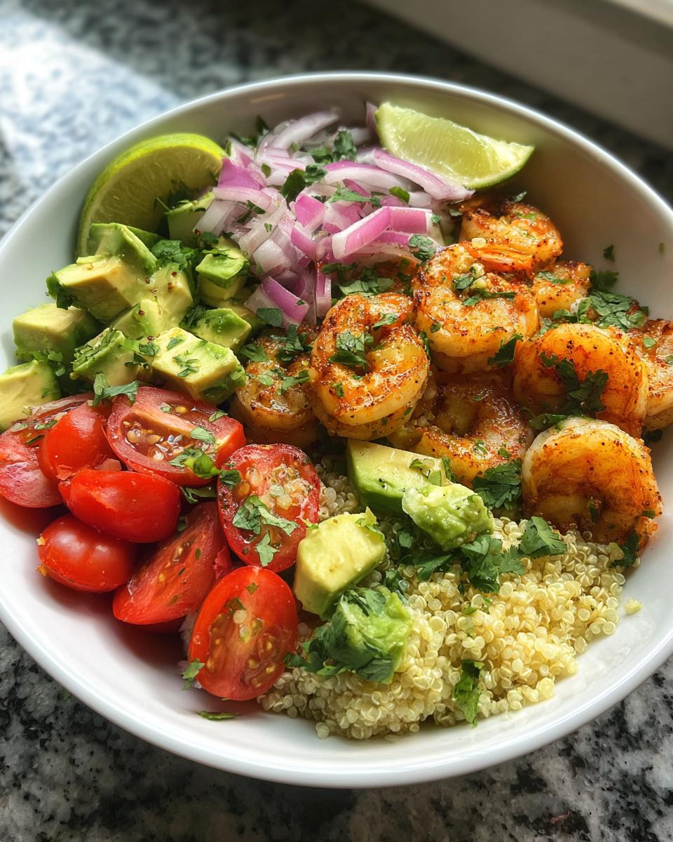 Healthy Shrimp & Avocado Power Bowl — Protein-packed shrimp with fiber-rich avocado. - detail 1