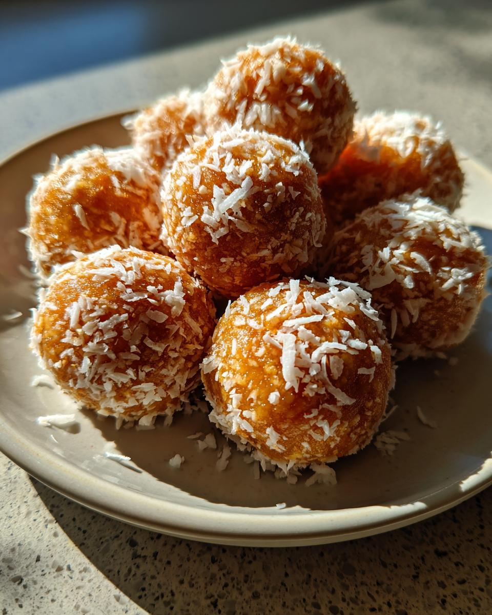 Easy 4-Ingredient Indian Coconut Ladoo Recipe! 4 Indian-Style Sweet Coconut Ladoo — No-bake treat with coconut and condensed milk. - detail 1