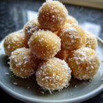 Indian-Style Sweet Coconut Ladoo — No-bake treat with coconut and condensed milk.