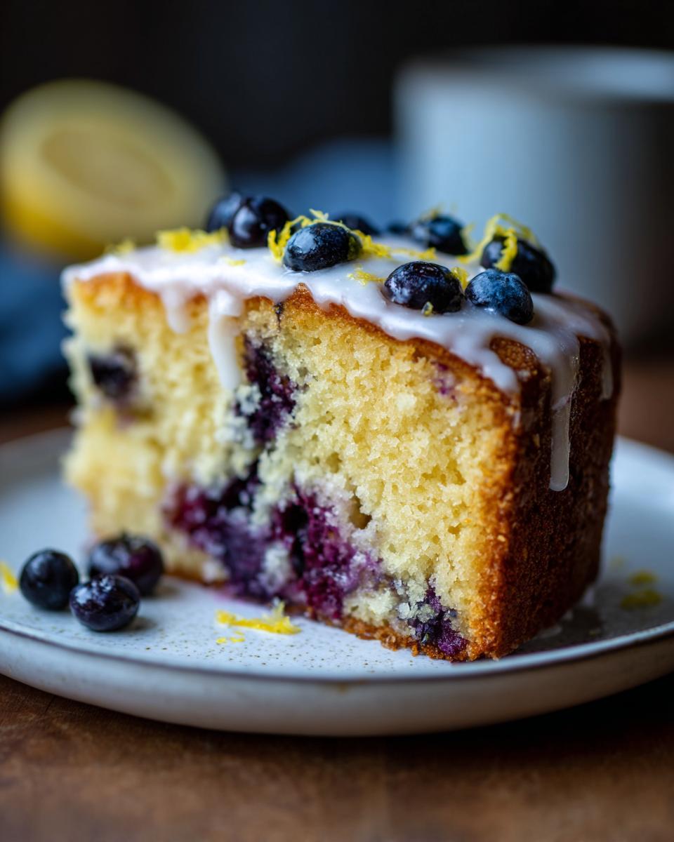 Lemon Blueberry Cake - detail 2