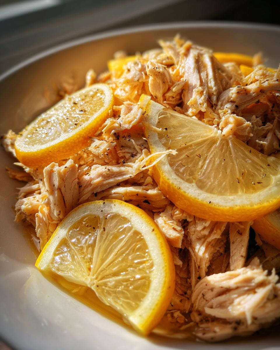 Delicious Low-Fat Crockpot Chicken: 1 Great Meal! 4 Low-Fat Lemon Garlic Chicken Crockpot - detail 1