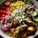 Mediterranean-Inspired Lemon-Dill Chicken Bowls