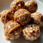 No-Bake Peanut Butter Energy Bites — Sweet snack balls with oats and honey.