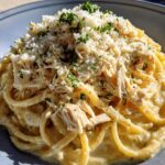 Slow Cooker Chicken Alfredo Pasta