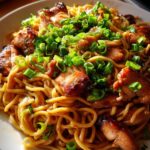 Sticky Garlic Chicken Noodles | Easy Weeknight Dinner