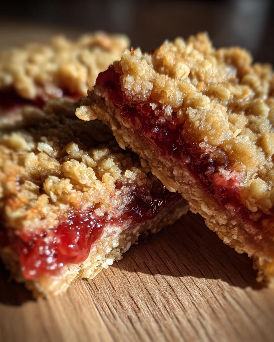 Strawberry Crumble Snack Bars — Easy fruity bars ideal for school snacks. - detail 1