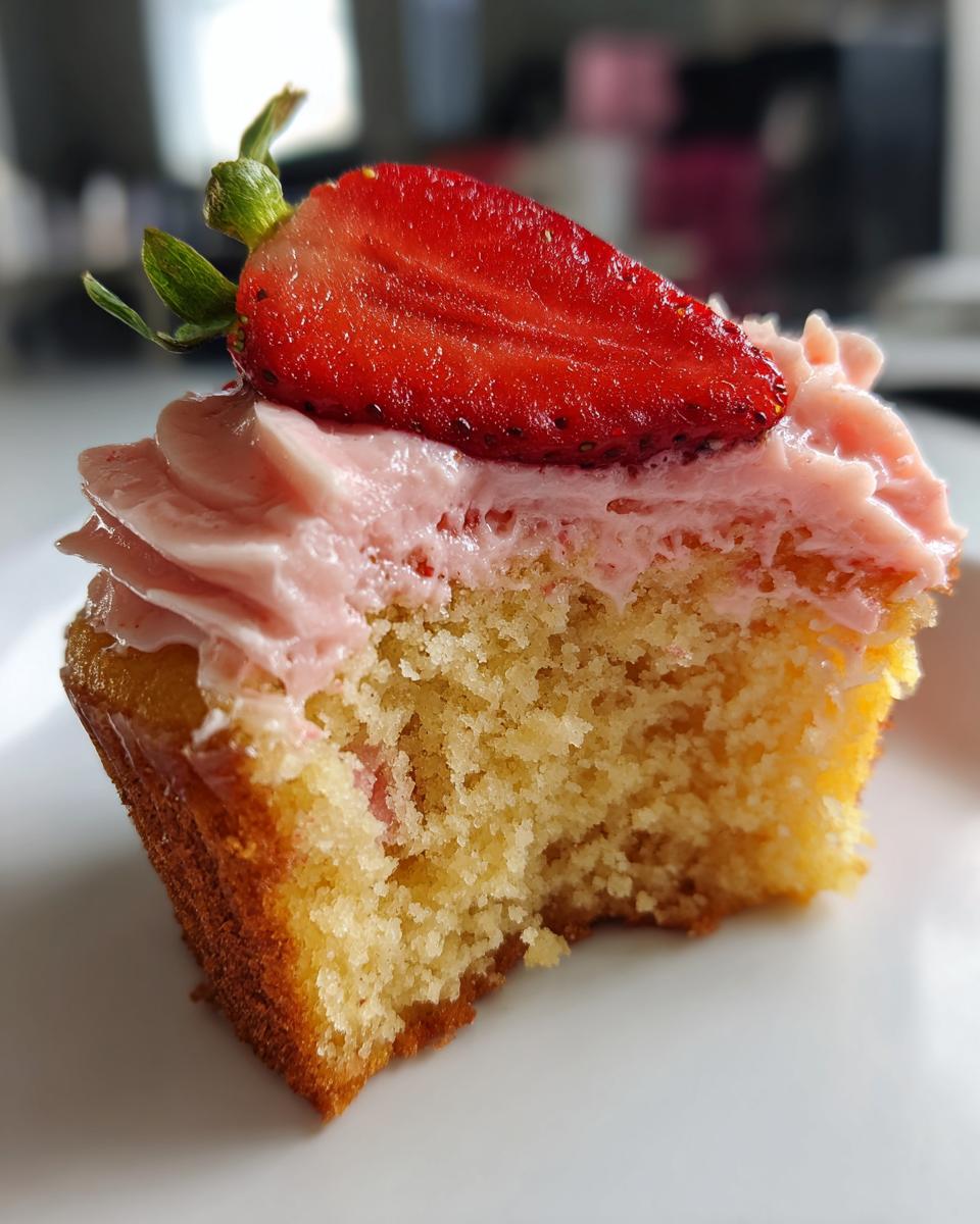 Strawberry Lemonade Cupcakes - detail 1