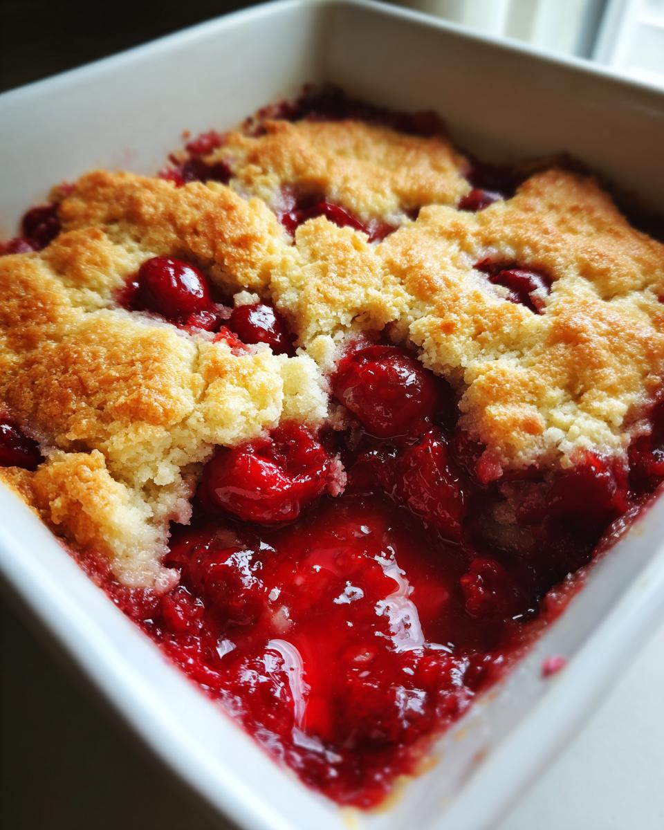 Sweet Cherry Cobbler Recipe - detail 1
