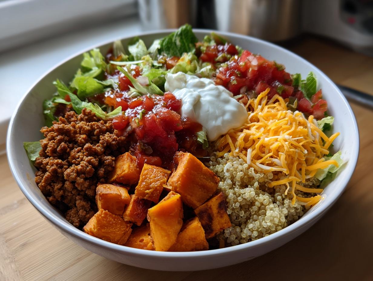 Sweet Potato Taco Bowls | Easy, Healthy Weeknight Dinner! - detail 1