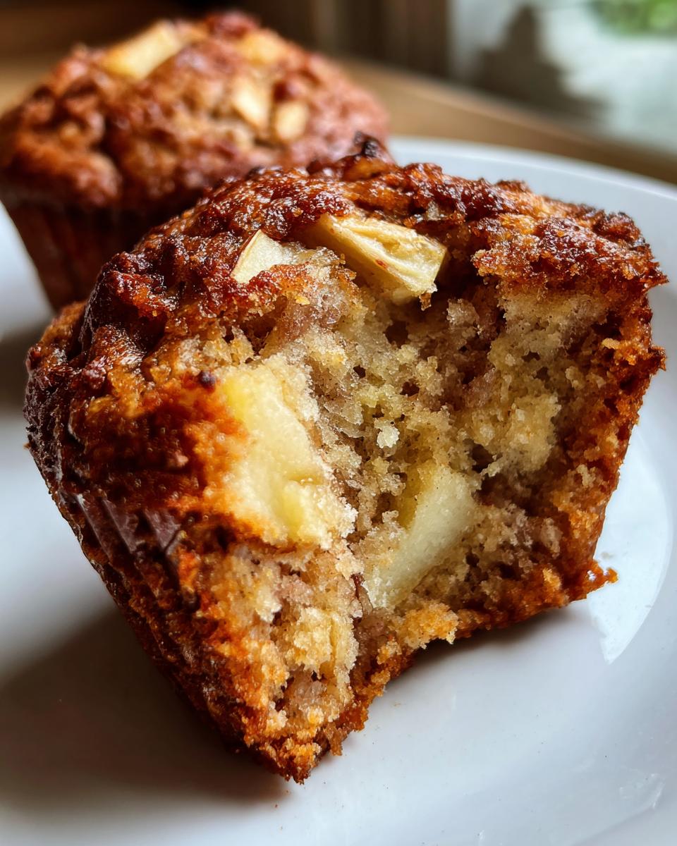 Warm Apple Cinnamon Muffins — Cozy muffins perfect for January mornings. - detail 1